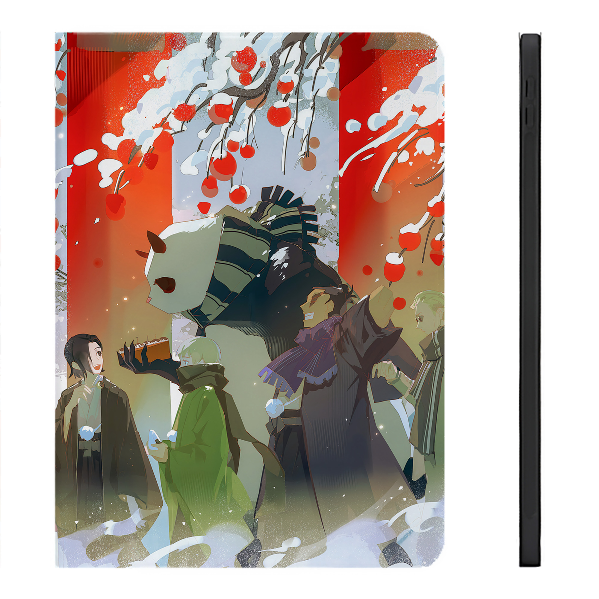（画像用） 呪術廻戦 Jujutsu Kaisen IPadケース ペンホルダー付き ブックスタイルデザイン